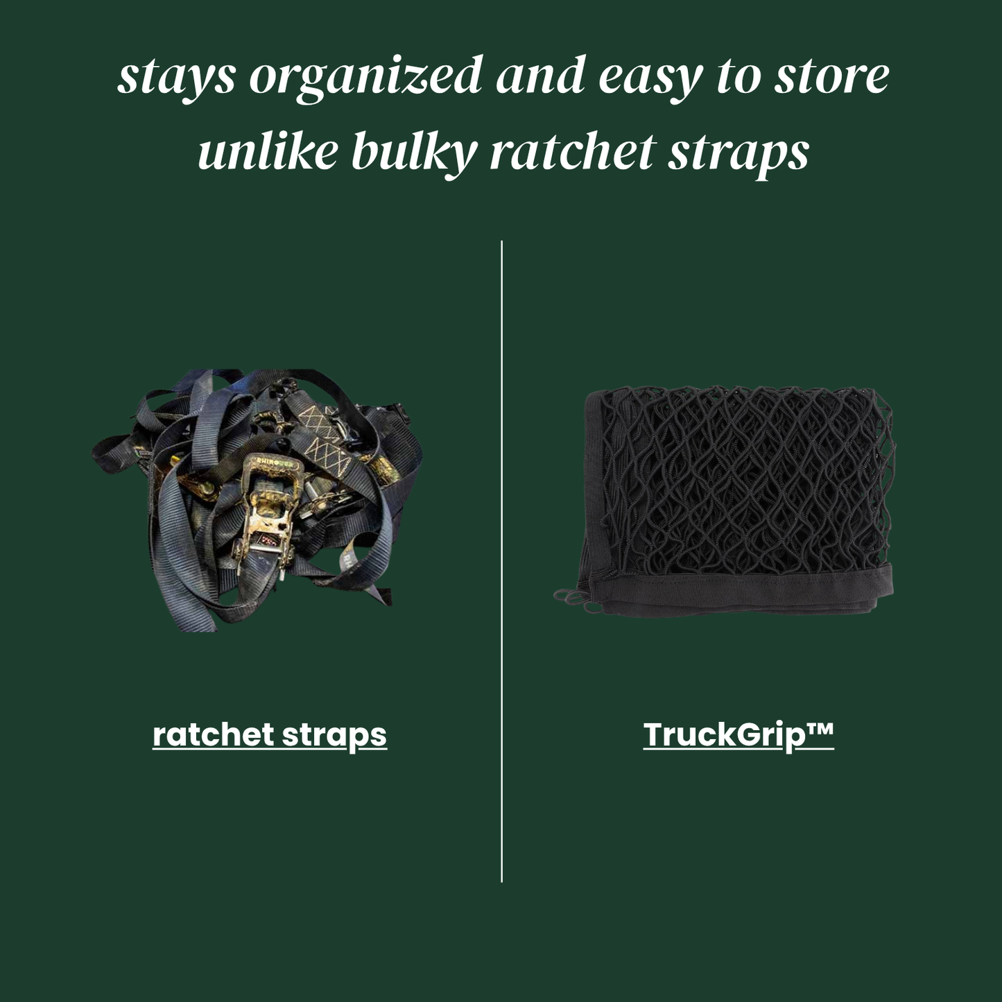 TruckGrip™- the ultimate elastic cargo net