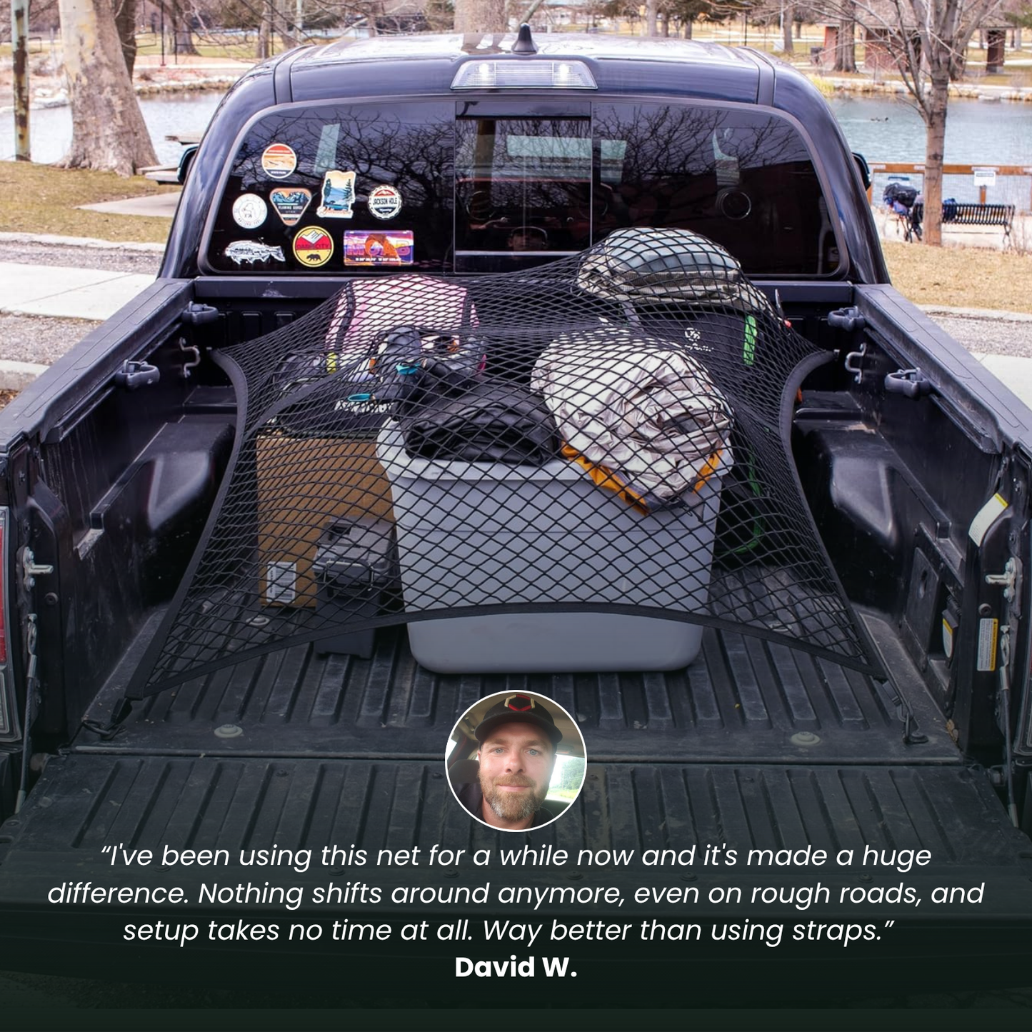 TruckGrip™- the ultimate elastic cargo net
