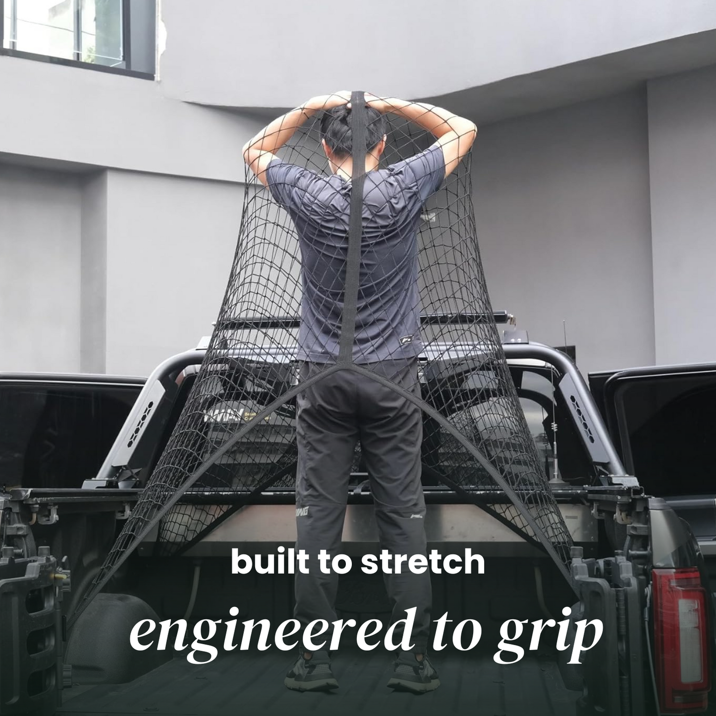 TruckGrip™- the ultimate elastic cargo net
